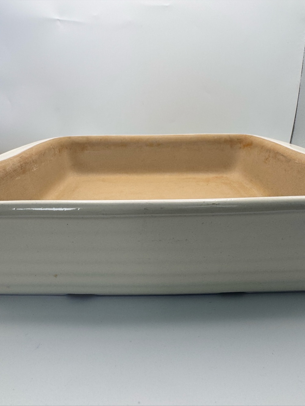 THE PAMPERED CHEF Family Heritage Stoneware New Traditions Square Baker 110802